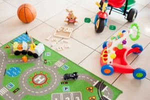 Giochi per bambini nell'area Giochi del Residence Welcome Rimini